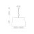   Stilo Pendant lamp 8202/62 Textured Black, LED E27 15W, CL.I, MULTI-PACK