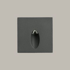   Virgo Recessed 2064 Textured Anthracite, LED 3W 3000K 60lm, CRI80 CL.II IP65