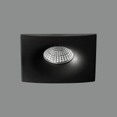 Doro Recessed 3789/10 Textured Black, LED GU10 8W, CL.II