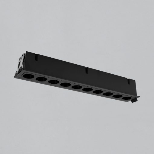 Invisible Recessed 3980/280 Textured Black, LED 24W 3000K 1790lm, CRI90 CL.II, Integrated LED