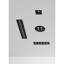 Invisible Recessed 3980/45 Textured Black, LED 3W 3000K 170lm, CRI90 CL.II, Integrated LED