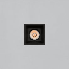 Move Recessed 3984/6 Cuadrado Textured Black, LED COB 5W 2700K 380lm, CRI90 CL.II IP44/IP20, MULTI-PACK