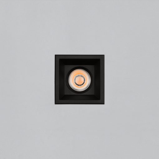 Move Recessed 3984/6 Cuadrado Textured Black, LED COB 5W 2700K 380lm, CRI90 CL.II IP44/IP20, MULTI-PACK