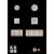   Move Recessed 3984/8 Cuadrado Textured White, LED COB 12W 2700K 1160lm, CRI90 CL.II IP44/IP20, MULTI-PACK