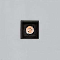   Move Recessed 3984/8 Cuadrado Textured Black, LED COB 12W 2700K 1160lm, CRI90 CL.II IP44/IP20, MULTI-PACK