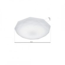 Ceiling  HEX 24W LED Ø500 mm