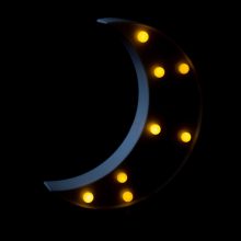 KSIĘŻYC PLASTIKOWY LED 2*AA