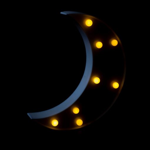 KSIĘŻYC PLASTIKOWY LED 2*AA
