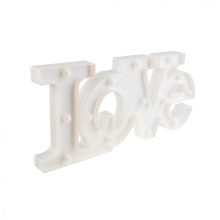 LOVE PLASTIKOWE LED