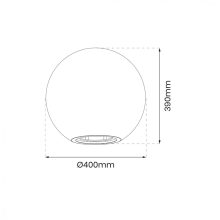 Kula Ogrodowa Globo Fi400 1xE27
