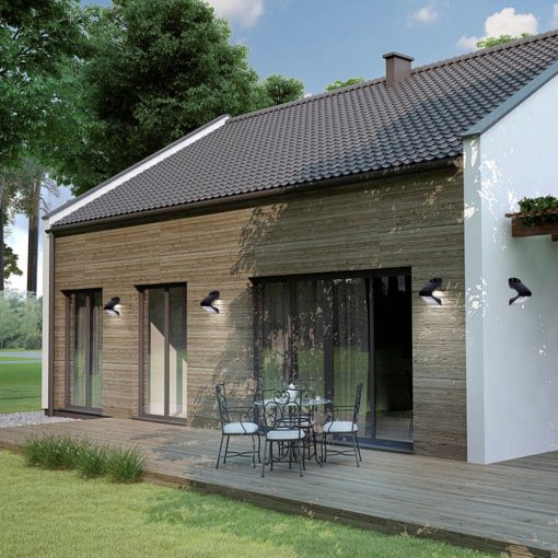 Lampka Solarna Butterfly Fekete 1,5W