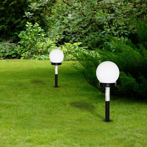 LAMPKA OGRODOWA KULKA SOLARNA Fekete PLASTIK