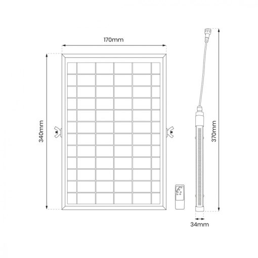 Świetlówka Solarna Jimmy 580lm 6000K