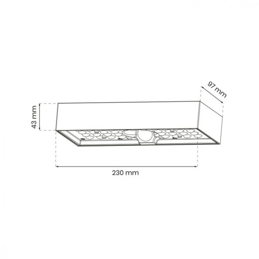 Lampa Solarna Brick 6W 800lm 4000K