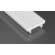 PROFIL ALUMINIOWY SREBRNY TYP T 2m + KLOSZ MLECZNY