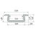 PROFIL ALUMINIOWY Fekete TYP Z 1m + KLOSZ MLECZNY