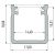 PROFIL ALUMINIOWY Fehér TYP Y 1m + KLOSZ MLECZNY