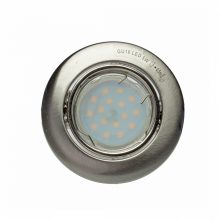 OCZKO OKRĄGŁE GU10 1X5W LED SATYNA
