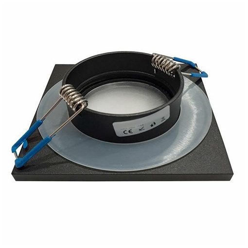 Oczko sufitowe kwadratowe IP44 Black