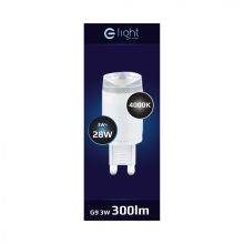 Żarówka LED 3W G9 Ceramic Soczewka Barwa: Neutralna