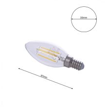 Żarówka Filamentowa LED 4W Świeczka E14 4000K