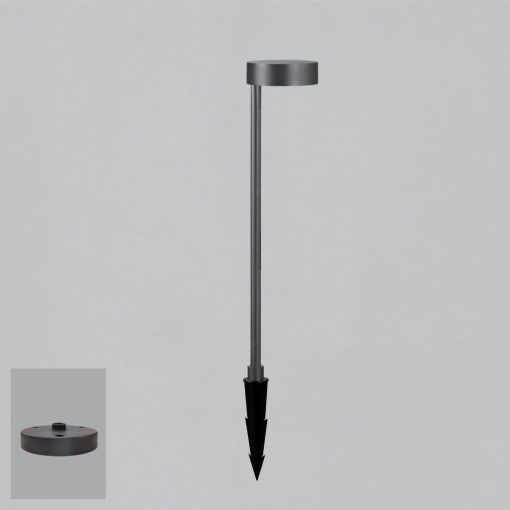 Skat Path Light 2075 Textured Anthracite, LED 7W 3000K 340lm, CRI90 CL.I IP65, Integrated LED