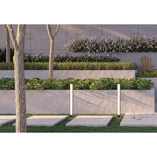 Adhara Path Light 2080 Textured Anthracite, LED 6W 3000K 830lm, CRI80 CL.I IP65, Integrated LED
