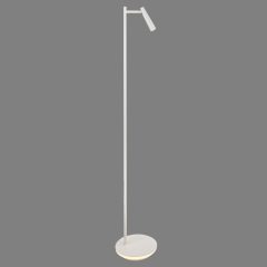   Panau Floor lamp 3660 Textured White, LED 8W 3000K 720lm + 3W 3000K 285lm, CRI90 CL.II, Integrated LED, Two switches, Adjustable