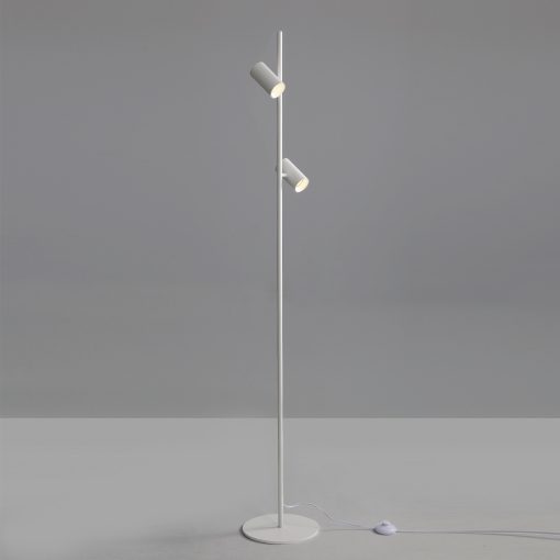Gina Floor lamp 3874 Textured White, LED GU10 2x8W, CL.II, MULTI-PACK, Adjustable