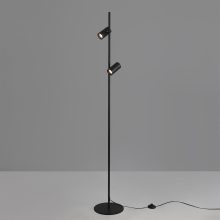 Gina Floor lamp 3874 Textured Black, LED GU10 2x8W, CL.II, MULTI-PACK, Adjustable