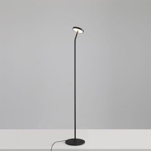 Corvus Floor lamp 3945 Textured Black, LED 7.5W 3000K 675lm, CRI90 CL.II, Integrated LED, Cable swith