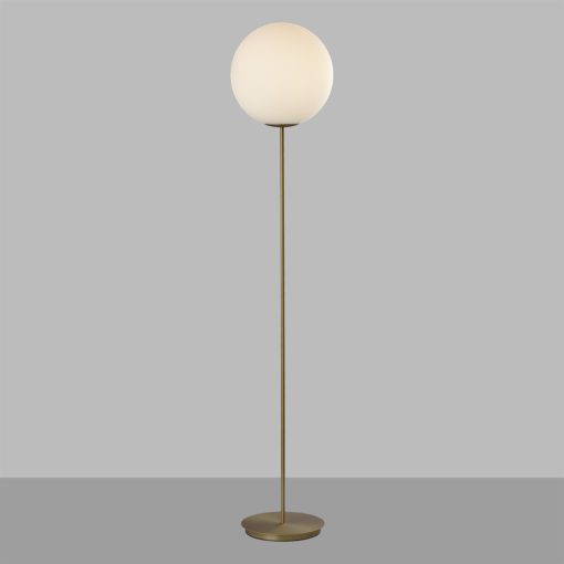 Parma Floor lamp 3946/30 Matt Antique Gold/Opal, LED E27 15W, CL.II