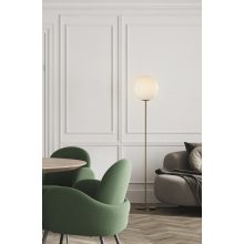 Parma Floor lamp 3946/30 Matt Antique Gold/Opal, LED E27 15W, CL.II