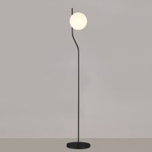 Maui Floor lamp 8163/1 Opal/Black Matt, LED E27 15W, CL.II, (E27 max. Ø45 mm)