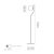  Maui Floor lamp 8163/1 Opal/Black Matt, LED E27 15W, CL.II, (E27 max. Ø45 mm)