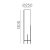   Naos Floor lamp 8191/130 Technical Gold, LED E27 15W, CL.II, MULTI-PACK, With switch