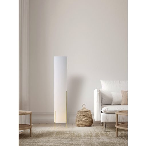 Naos Floor lamp 8191/130 Technical Gold, LED E27 15W, CL.II, MULTI-PACK, With switch