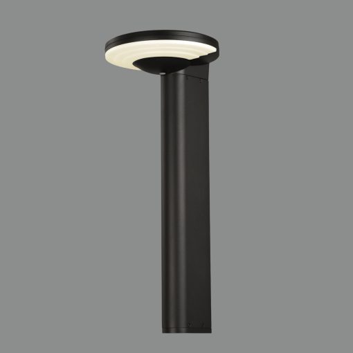 Gloss Path Light 2074/60 BALIZA Textured Anthracite, LED 5W 3000K 500lm, CRI90 CL.III IP65, MULTI-PACK, Integrated LED, Built-in battery, Solar