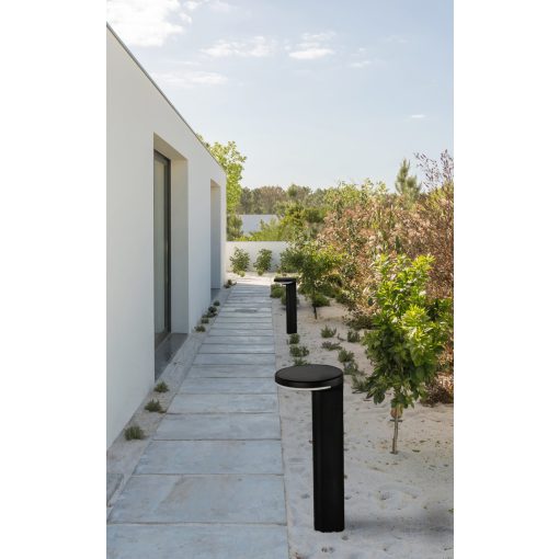 Gloss Path Light 2074/60 BALIZA Textured Anthracite, LED 5W 3000K 500lm, CRI90 CL.III IP65, MULTI-PACK, Integrated LED, Built-in battery, Solar