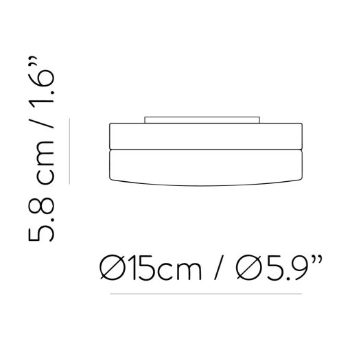 Rok Module Led 2518/52 White/Opal, LED 18W 1200lm, CRI80 CL.II, Step dimmable Kelvin 3000-4000-6500, Dimmable intensity