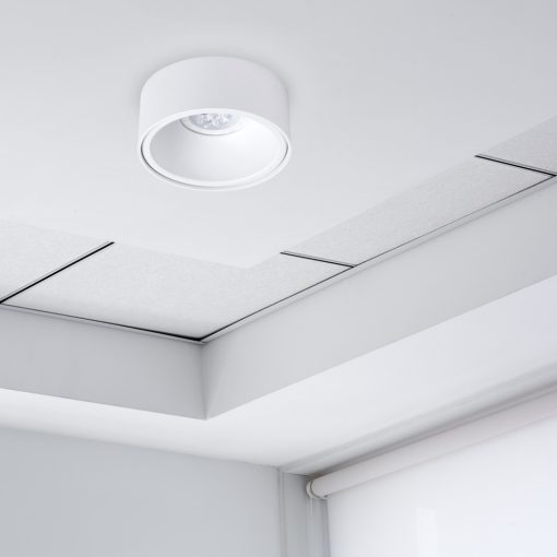 Flush-mounted luminaire Bali Round White