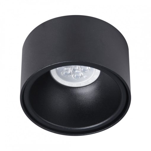 Flush-mounted luminaire Bali Round Black