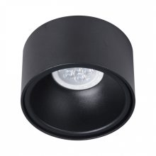 Flush-mounted luminaire Bali Round Black