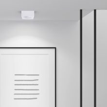 Flush-mounted luminaire Bali Square White