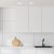 Flush-mounted luminaire Bali Square White
