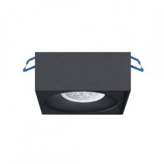 Flush-mounted luminaire Bali Square Black