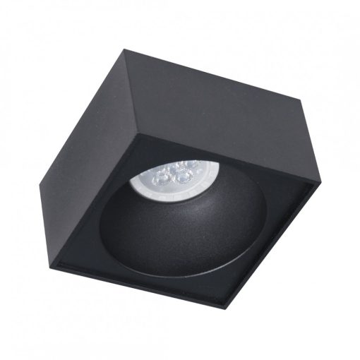 Flush-mounted luminaire Bali Square Black