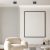 Flush-mounted luminaire Bali Square Black