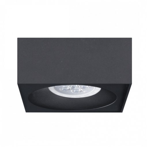 Flush-mounted luminaire Bali Square Black