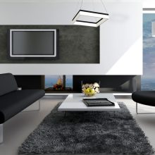 Pendant lamp NERO 32W LED